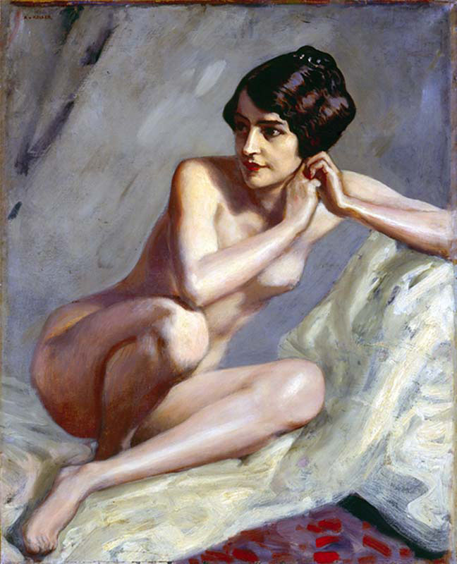 Crouching Woman